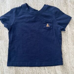 Baby GAP Navy Blue Kids Tee with Pocket